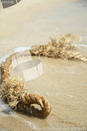 Image of Beach and rope