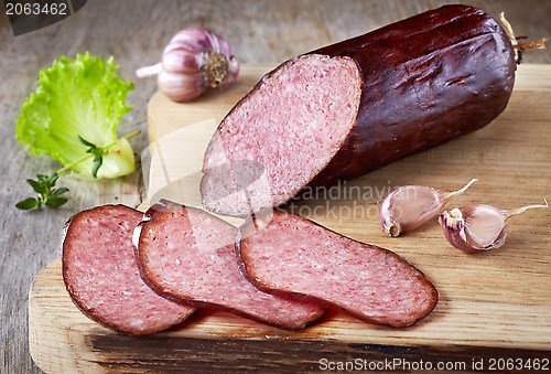 Image of salami sausage