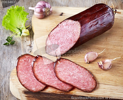 Image of salami sausage