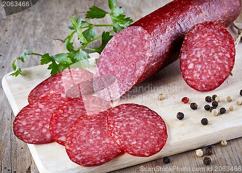 Image of salami sausage