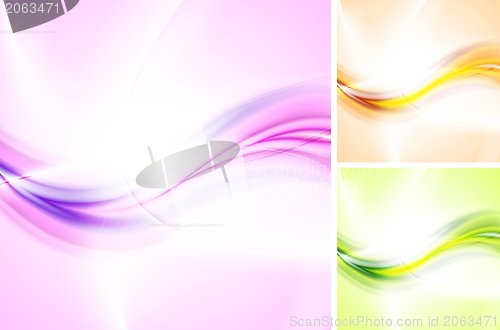 Image of Bright waves backgrounds