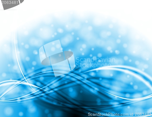Image of Bright backdrop with waves