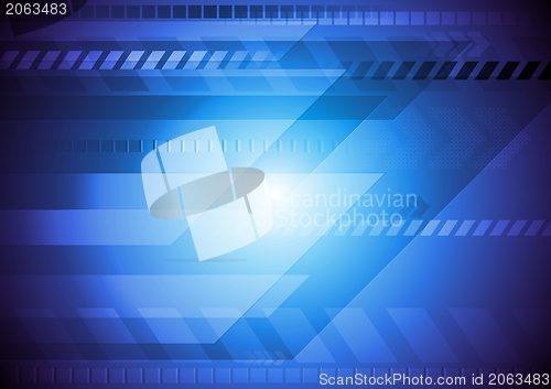 Image of Abstract blue design