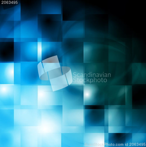 Image of Bright blue design