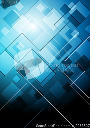 Image of Dark blue vector backdrop