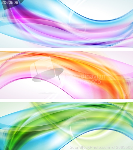 Image of Bright elegant banners