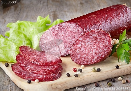 Image of salami sausage
