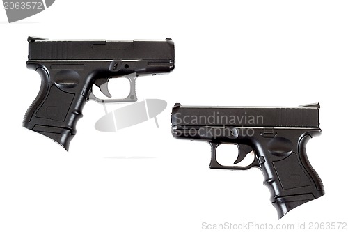 Image of two Black airsoft guns