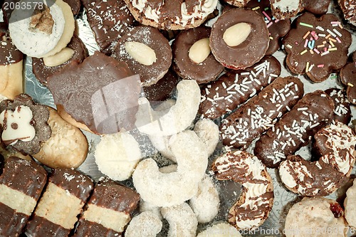 Image of Christmas cakes close up