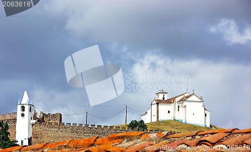 Image of Old tower and Church