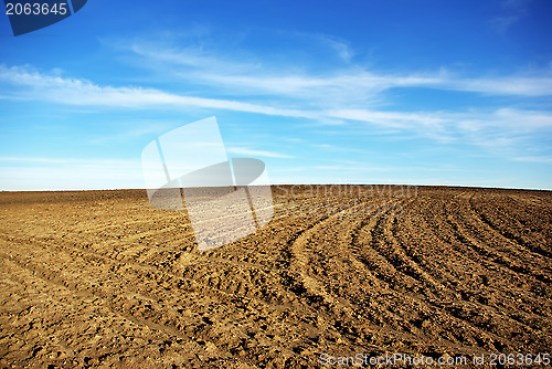 Image of Texture of cultivated field.