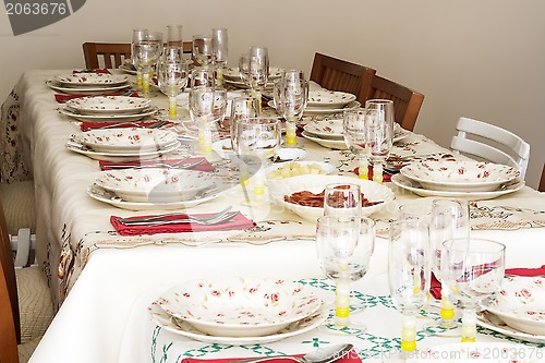 Image of table set