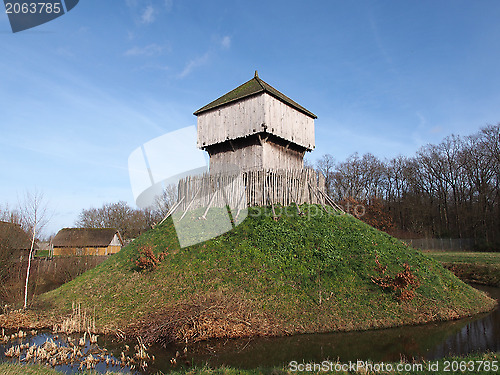 Image of Saint Sylvain d Anjou motte and bailey castle