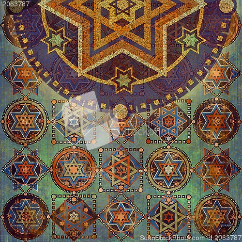 Image of geometric pattern stars 