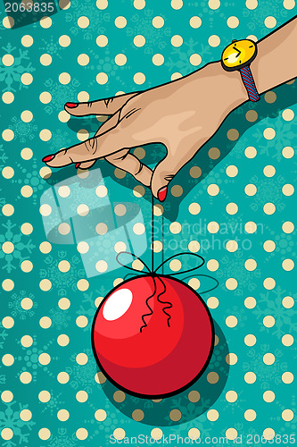 Image of Christams card drawing