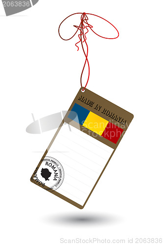 Image of Romanian product price tag