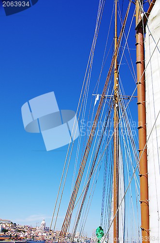 Image of Sailboat near Lisbon, Portugal