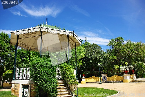 Image of Public garden  of Portugal. 