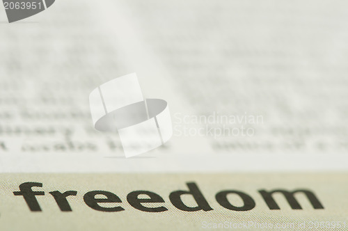 Image of Word Freedom