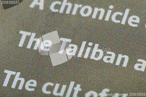 Image of Word taliban