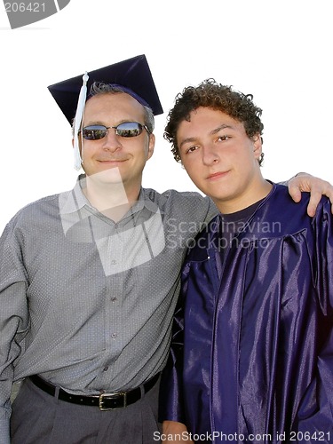 Image of Dad and grad