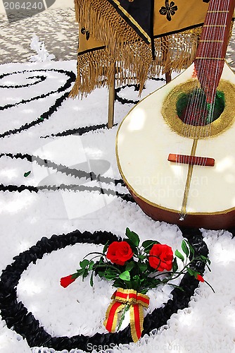 Image of Decoration of tradicional portuguese guitar 