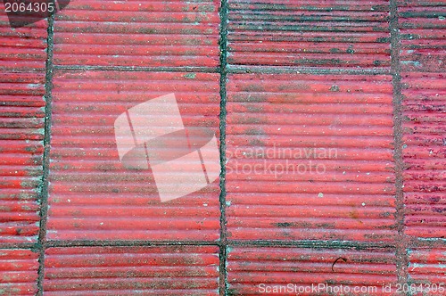 Image of red pavement. background 