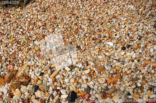 Image of Stones under water. Background. 