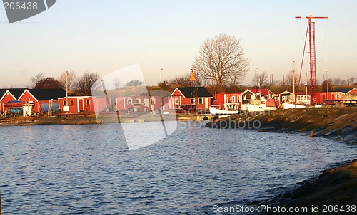 Image of harbour in sweden