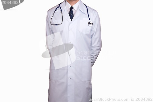 Image of Doctor's lab white coat