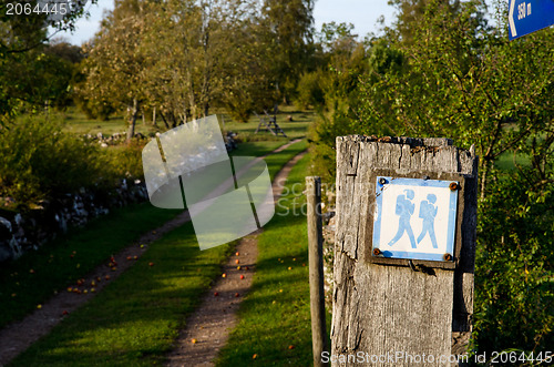 Image of Hiking sign