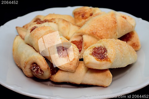 Image of Cookies with peach jelly