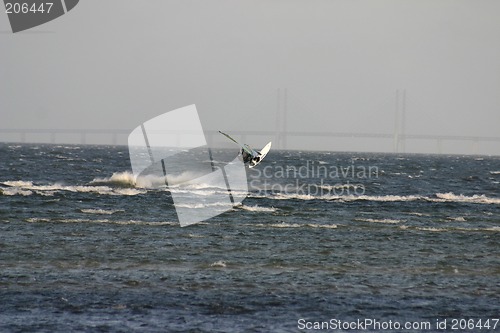 Image of windsurfing