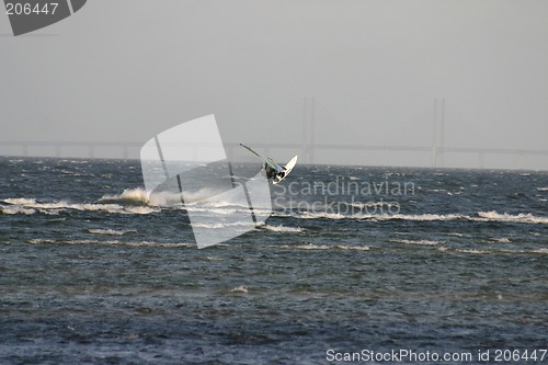 Image of windsurfing