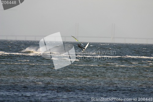 Image of windsurfing