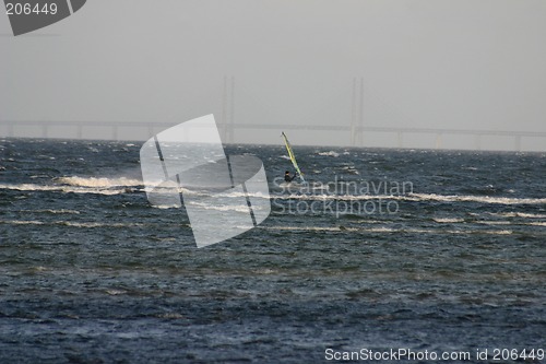 Image of windsurfing