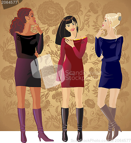 Image of three girls