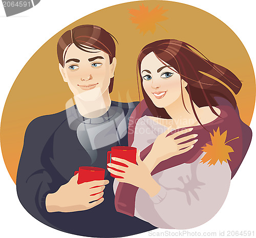 Image of couples and coffee