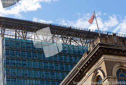 Image of Old and new downtown office buildings