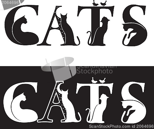 Image of cats-letters