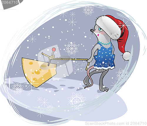 Image of Christmas gift for mouse