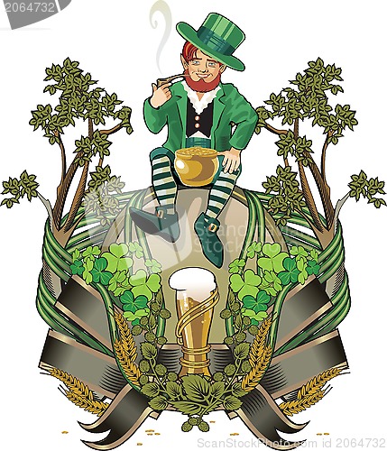 Image of leprechaun, st.Patrick day