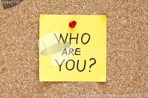 Image of Who Are You