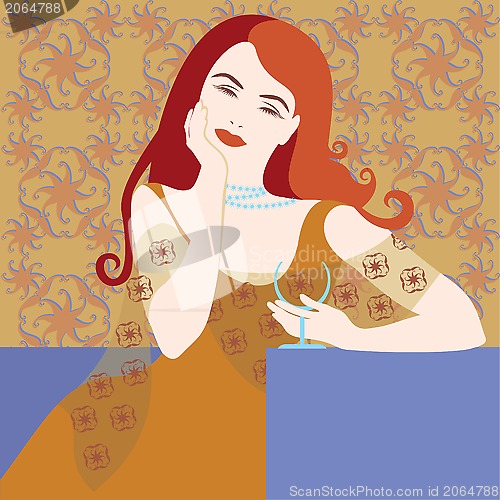 Image of red hair girl