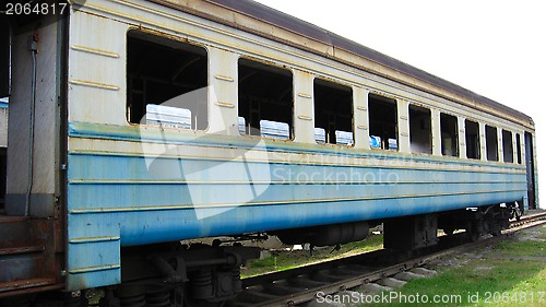 Image of The lonely railway car