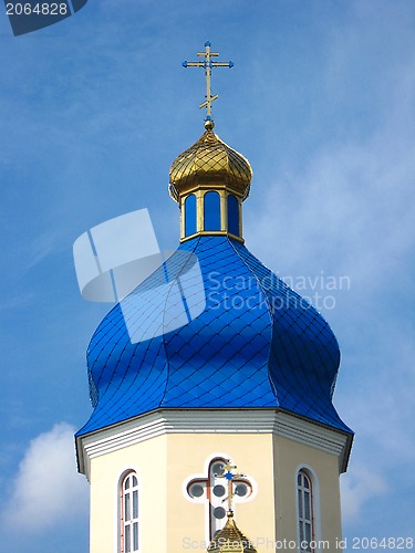 Image of Beautiful blue church dome