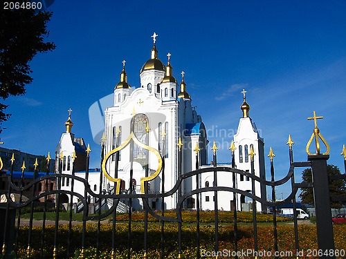 Image of church of all saints in Chernigiv town