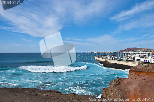 Image of Stormy Sea at Playa Blanca