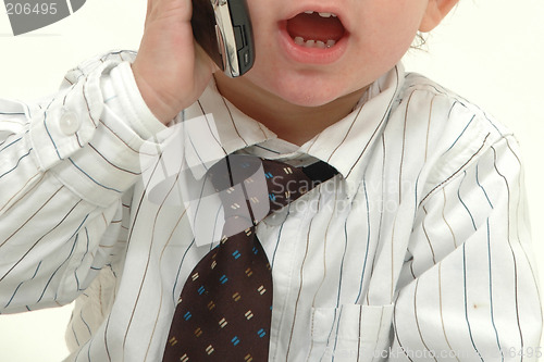 Image of Boy with Cellphone