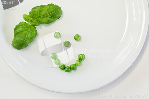 Image of White and green